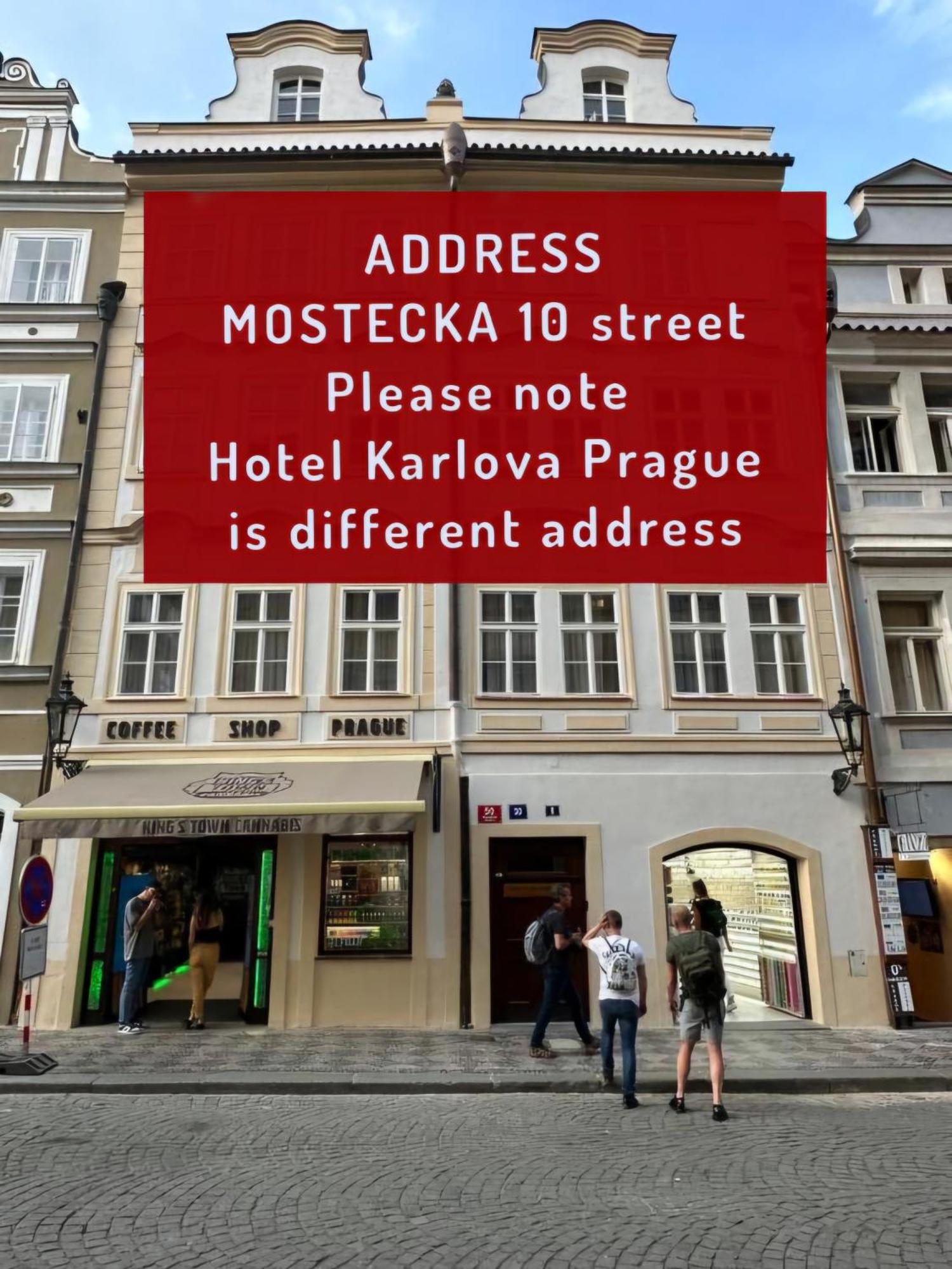 Hotel Karlova Prague - Mostecka 10 St Depandance Esterno foto